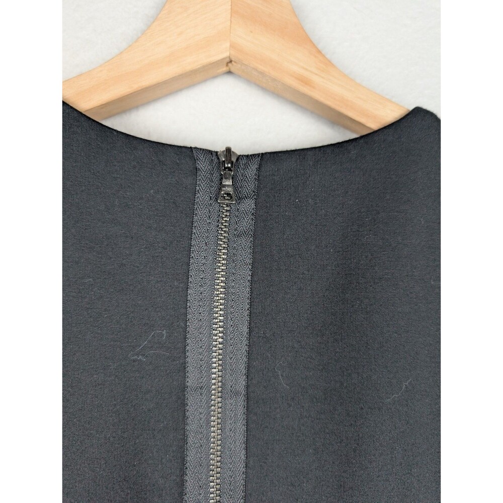 Ann‎ Taylor Loft Black Sheath Dress Womens Size 6 Rayon Blend - Picture 6 of 8